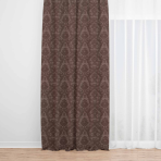 Pimennysverhot „Brown baroque curtain“. Verhot, 140x270 cm