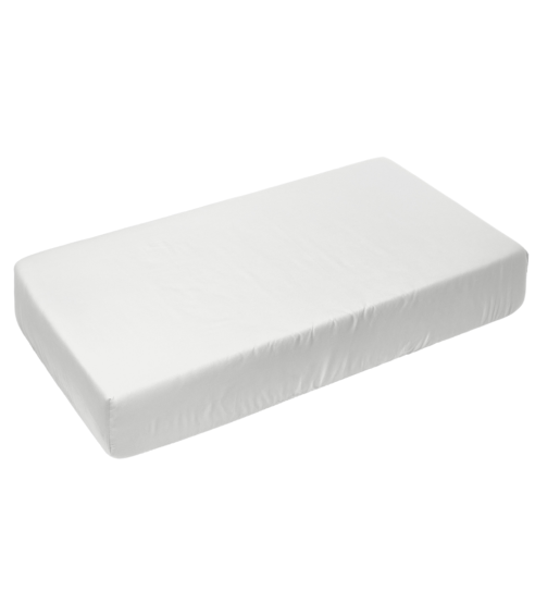 Neperšlampama trikotažinė paklodė su guma „White Waterproof microfiber“. Muotoonommeltu lakana