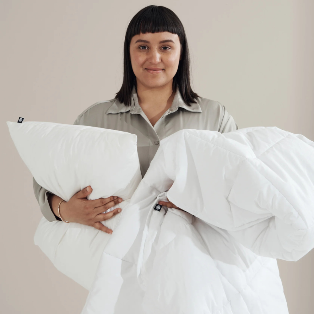 Tyyny „Familon Superior Pillow“. Hienovarainen valkoinen sävy familon tyyny