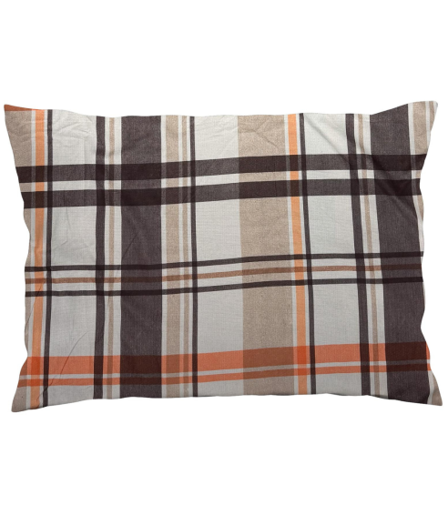 Tyynyliina „Brownstone Grid“. Tyynynpäälliset 50x70