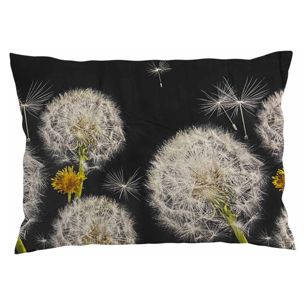 Tyynyliina „Dandelion Night“. Tyynynpäälliset 50x70