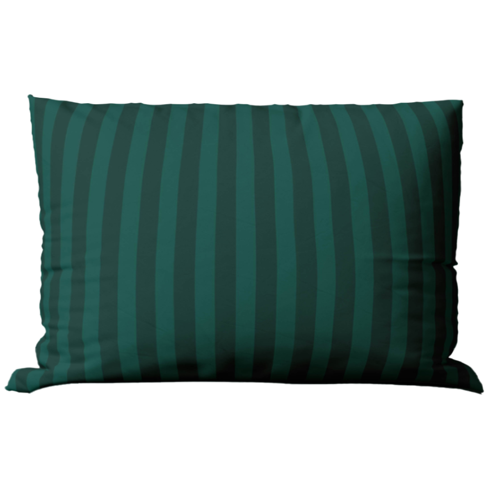Tyynyliina „Green Stripes“. Tyynynpäälliset 50x70