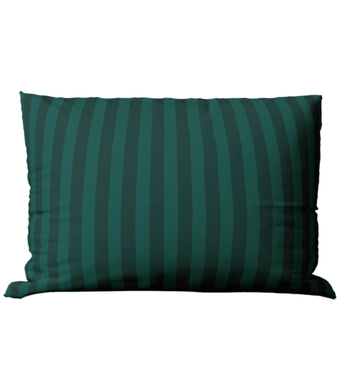 Tyynyliina „Green Stripes“. Tyynynpäälliset 50x70