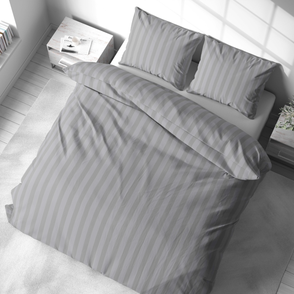 Tyynyliina "Grey Stripes"