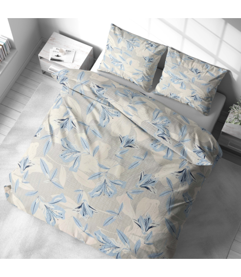 Tyynyliina „Ice Lily“. Tyynynpäälliset 50x70