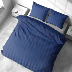 Tyynyliina „Dark Blue Stripes“