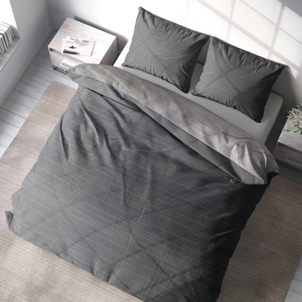 Tyynyliina „Slate Lines“. Tyynynpäälliset 50x70