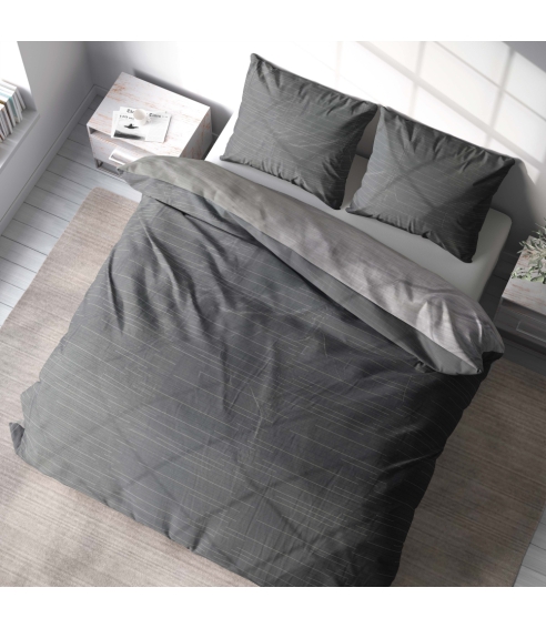 Tyynyliina „Slate Lines“. Tyynynpäälliset 50x70