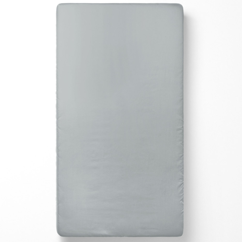 Aluslakana „Harbor“, 150x220 cm, 200x220 cm, 220x240 cm. Pehmeä ja hengittävä vaaleanharmaa lakana.