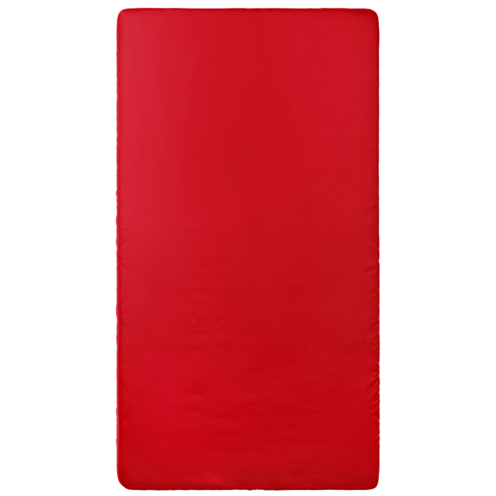 Aluslakana „Zuko“, 150x220 cm, 200x220 cm, 220x240 cm. Punainen lakana, joka tuo makuuhuoneeseen energiaa ja eloisuutta.