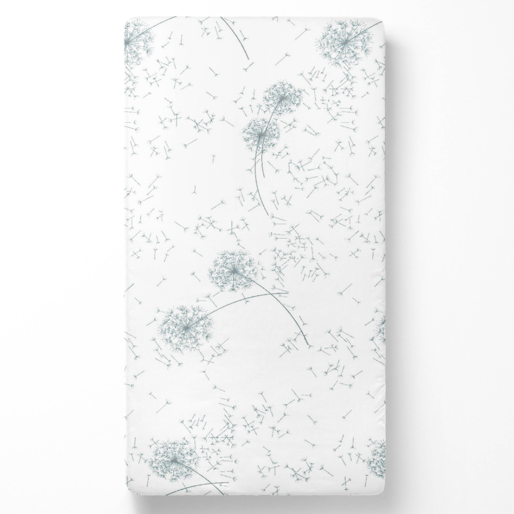 Muotoonommeltu lakana „Dandelion puff“. Muotoonommeltu lakana 90x200, 90x200 cm, 140x200 cm, 160x200 cm, 180x200 cm