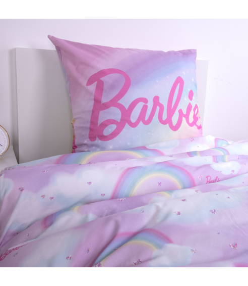 Pussilakanasetti „Barbie“. Lasten pussilakanasetti