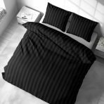 Pussilakanasetti „Black Stripes“. Pussilakanasetti 140x200, 140x200 cm, 160x200 cm, 200x200 cm, 200x220 cm