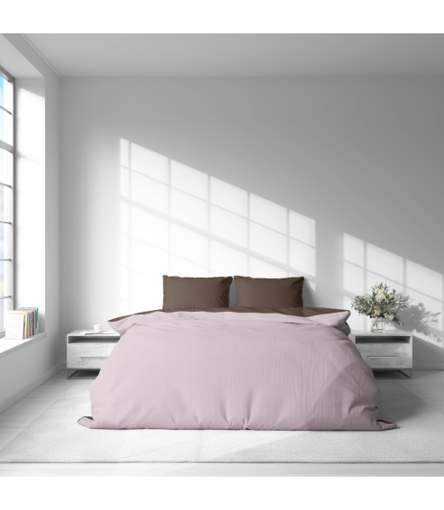 Pussilakanasetti „Brunette Ash Rose“. Hotelli pussilakanasetti