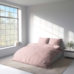 Pussilakanasetti „Crystal pink“. Hotelli pussilakanasetti, 140x200 cm, 200x200 cm, 200x220 cm