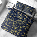 Pussilakanasetti „Dawn Botanical“. Pussilakanasetti 140x200, 140x200 cm, 160x200 cm, 200x200 cm, 200x220 cm