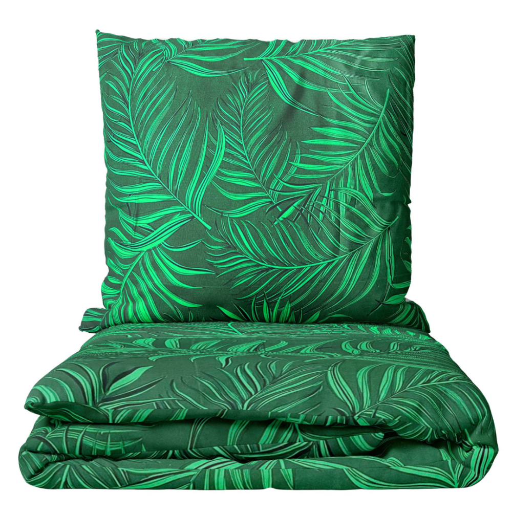 Pussilakanasetti „Fern“. Pussilakanasetti 140x200, 140x200 cm, 160x200 cm, 200x200 cm, 200x220 cm
