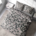Pussilakanasetti „Floret“. Pussilakanasetti 140x200, 140x200 cm, 160x200 cm, 200x200 cm, 200x220 cm, 220x240 cm