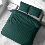 Pussilakanasetti „Green Stripes“. Pussilakanasetti 140x200, 140x200 cm, 160x200 cm, 200x200 cm, 200x220 cm