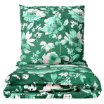 Pussilakanasetti „Lush Green“. Pussilakanasetti 140x200, 140x200 cm, 160x200 cm, 200x200 cm, 200x220 cm, 220x240 cm
