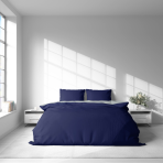 Pussilakanasetti „Navy Harbor“. Sininen pussilakanasetti, 140x200 cm, 150x210 cm, 160x200 cm, 180x200 cm, 200x200 cm, 200x220 cm, 240x210 cm
