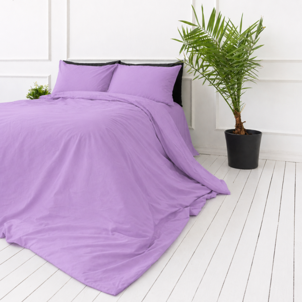 Pussilakanasetti „Orchid“. Yksivärinen pussilakana, 140x200 cm, 150x210 cm, 160x200 cm, 180x200 cm, 200x200 cm, 200x220 cm, 240x220 cm. Klassinen yksivärinen vuodevaatesetti hennossa violetissa sävyssä. Pussilakanasetti „Orchid“. Yksivärinen pussilakana, 140x200 cm, 150x210 cm, 160x200 cm, 180x200 cm, 200x200 cm, 200x220 cm, 240x220 cm. Klassinen yksivärinen vuodevaatesetti hennossa violetissa sävyssä.