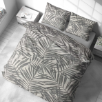 Pussilakanasetti „Palm Drift“. Pussilakanasetti 140x200, 140x200 cm, 160x200 cm, 200x200 cm, 200x220 cm, 220x240 cm