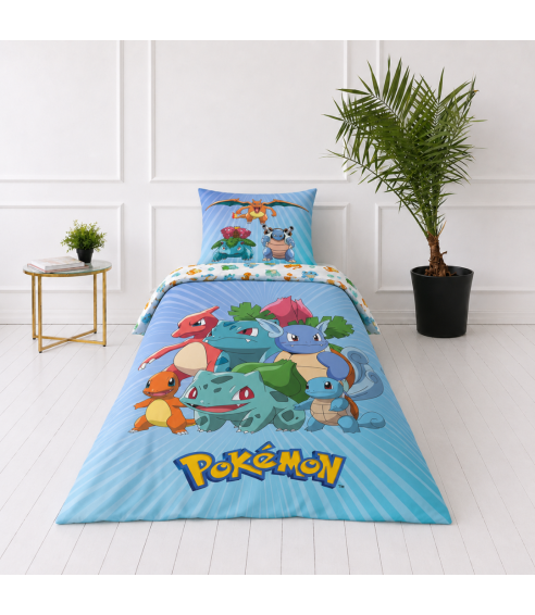 Pussilakanasetti „Pokemon“. Puuvilla pussilakanasetti