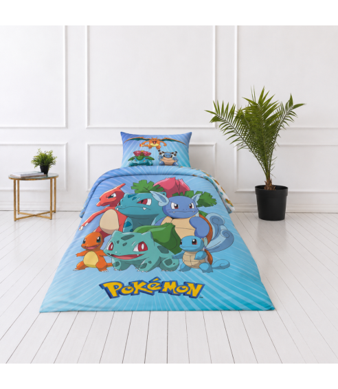 Pussilakanasetti „Pokemon“. Puuvilla pussilakanasetti