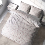 Pussilakanasetti „Roses“. Puuvilla pussilakanasetti, 140x200 cm, 150x200 cm, 160x200 cm, 180x200 cm, 200x200 cm, 200x220 cm