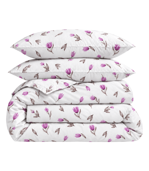 Pussilakanasetti „Tulips“. Puuvilla pussilakanasetti