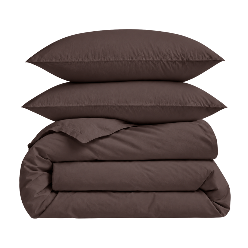 Percale pussilakanasetti „Brown Percale“. Pussilakanasetti 150x210, 140x200 cm, 150x210 cm, 160x200 cm, 180x200 cm, 200x200 cm, 200x220 cm, 240x220 cm. Yksivärinen tummanruskea pussilakanasetti ilman kuvioita. Percale pussilakanasetti „Brown Percale“. Pussilakanasetti 150x210, 140x200 cm, 150x210 cm, 160x200 cm, 180x200 cm, 200x200 cm, 200x220 cm, 240x220 cm. Yksivärinen tummanruskea pussilakanasetti ilman kuvioita.