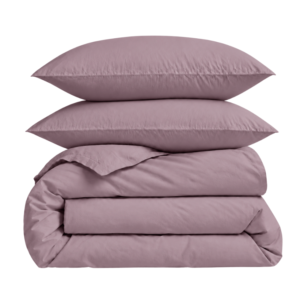 Percale pussilakanasetti „Grape Percale“. Pussilakanasetti 150x210, 140x200 cm, 150x210 cm, 160x200 cm, 180x200 cm, 200x200 cm, 200x220 cm, 240x220 cm. Yksivärinen hillityn roosanvioletti pussilakanasetti ilman kuvioita. Percale pussilakanasetti „Grape Percale“. Pussilakanasetti 150x210, 140x200 cm, 150x210 cm, 160x200 cm, 180x200 cm, 200x200 cm, 200x220 cm, 240x220 cm. Yksivärinen hillityn roosanvioletti pussilakanasetti ilman kuvioita.