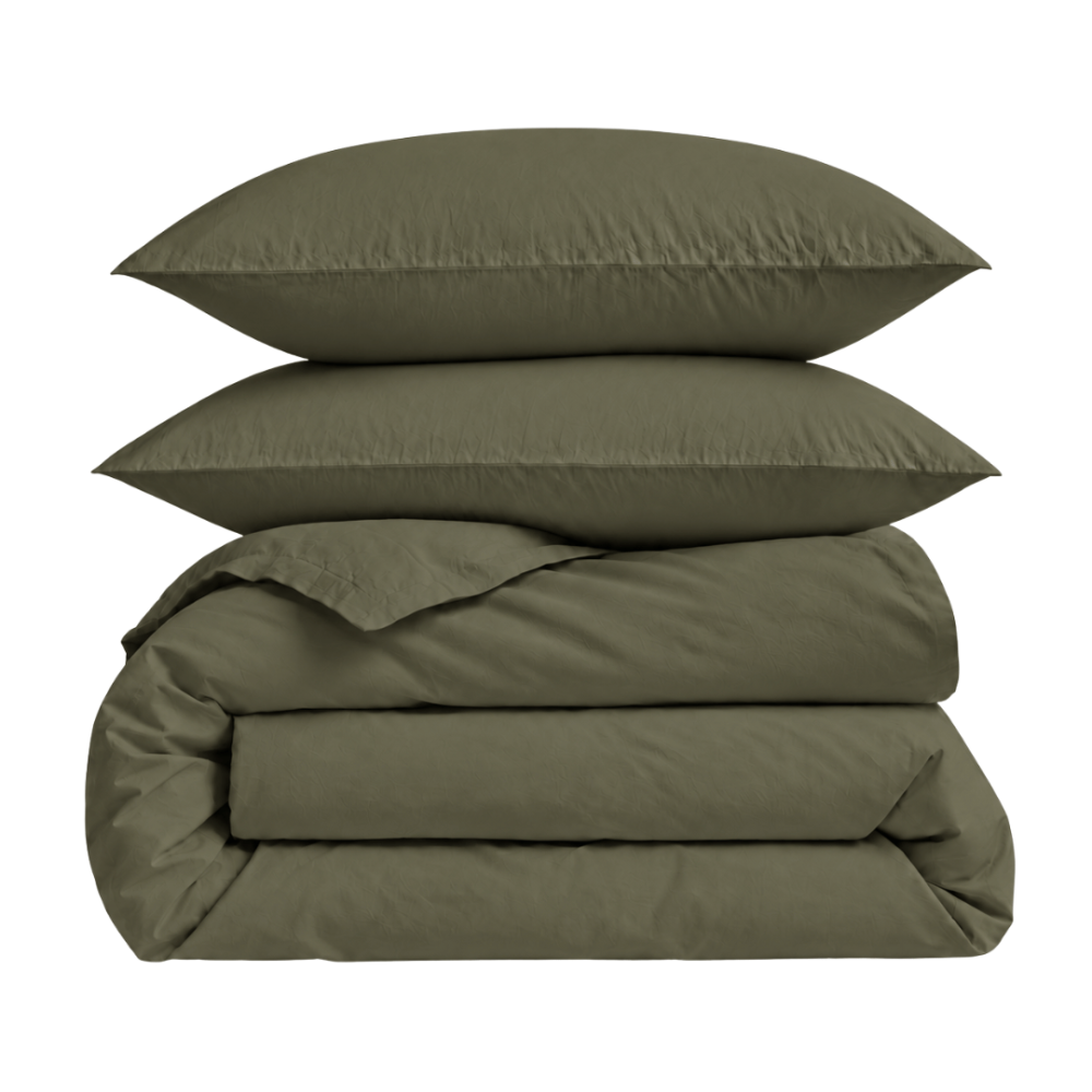 Percale pussilakanasetti „Moss Green Percale“. Pussilakanasetti 150x210, 140x200 cm, 150x210 cm, 160x200 cm, 180x200 cm, 200x200 cm, 200x220 cm, 240x220 cm. Yksivärinen oliivinvihreä pussilakanasetti ilman kuvioita. Percale pussilakanasetti „Moss Green Percale“. Pussilakanasetti 150x210, 140x200 cm, 150x210 cm, 160x200 cm, 180x200 cm, 200x200 cm, 200x220 cm, 240x220 cm. Yksivärinen oliivinvihreä pussilakanasetti ilman kuvioita.