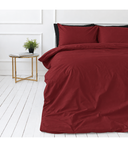 Percale pussilakanasetti „Sun-dried Tomato Percale“. Percale pussilakanasetti