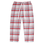 Pyjama „Red checks“, L, XL. Lämmin flanellipyjama näyttävällä punaisella ruudulla