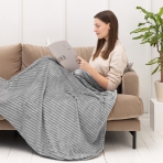Viltti „Steel Tint fleece blanket“. Viltit, 200x220 cm