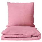 Plyysi pussilakanat „Minky Rose Solid“. Pussilakanasetti 200x220, 200x220 cm. Herkän vaaleanpunainen vuodevaatesetti