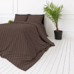 Premium satiinipussilakanasetti „Brown Stripe Sateen“. Mako satiini vuodevaatteet, 140x200 cm, 150x210 cm, 160x200 cm, 180x200 cm, 200x200 cm, 200x220 cm, 240x220 cm. Ruskea pussilakana, jossa on pystysuorat raidat lähekkäisissä sävyissä. Premium satiinipussilakanasetti „Brown Stripe Sateen“. Mako satiini vuodevaatteet, 140x200 cm, 150x210 cm, 160x200 cm, 180x200 cm, 200x200 cm, 200x220 cm, 240x220 cm. Ruskea pussilakana, jossa on pystysuorat raidat lähekkäisissä sävyissä.