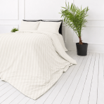 Premium satiinipussilakanasetti „Snow White Stripe Sateen“. Mako satiini vuodevaatteet, 140x200 cm, 150x210 cm, 160x200 cm, 180x200 cm, 200x200 cm, 200x220 cm, 240x220 cm. Kermanvalkoinen pussilakana, jossa on pystysuorat raidat. Premium satiinipussilakanasetti „Snow White Stripe Sateen“. Mako satiini vuodevaatteet, 140x200 cm, 150x210 cm, 160x200 cm, 180x200 cm, 200x200 cm, 200x220 cm, 240x220 cm. Kermanvalkoinen pussilakana, jossa on pystysuorat raidat.