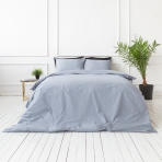 Premium satiinipussilakanasetti „Classic grey“. Satiinipussilakanasetti, 140x200 cm, 200x200 cm, 200x220 cm