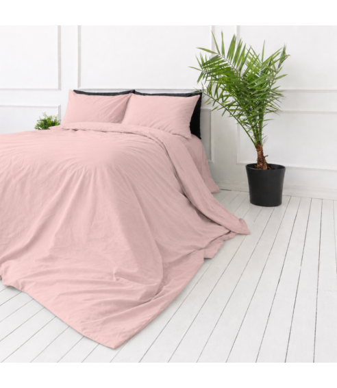 Premium satiinipussilakanasetti „Classic pink“. Satiinipussilakanasetti