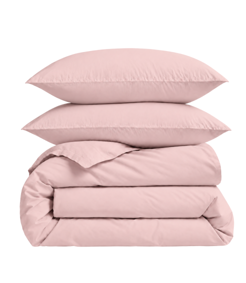 Premium satiinipussilakanasetti „Classic pink“. Satiinipussilakanasetti