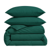 Premium satiinipussilakanasetti „Dark green sateen“
