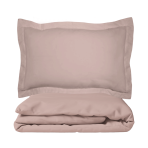 Premium satiinipussilakanasetti „Dusty pink“. Puuvilla pussilakanasetti, 140x200 cm, 150x200 cm, 160x200 cm, 180x200 cm, 200x200 cm, 200x220 cm, 220x240 cm
