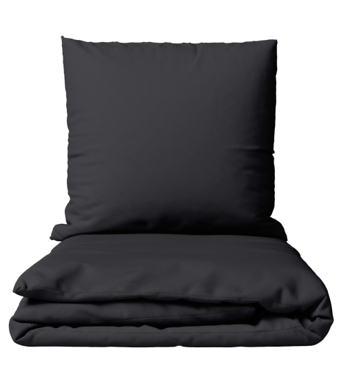 Premium satiinipussilakanasetti „Graphite Satin“. Satiinipussilakanasetti