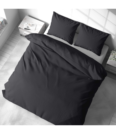 Premium satiinipussilakanasetti „Graphite Satin“. Satiinipussilakanasetti