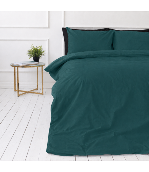 Premium satiinipussilakanasetti „Green Sateen“. Satiinipussilakanasetti