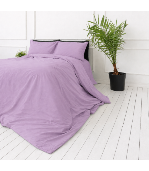 Premium satiinipussilakanasetti „Lilac Sateen“. Satiinipussilakanasetti