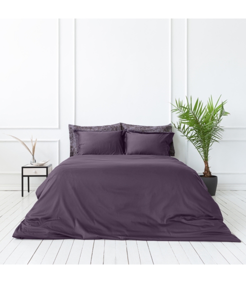 Premium satiinipussilakanasetti „Mauve“. Satiinipussilakanasetti